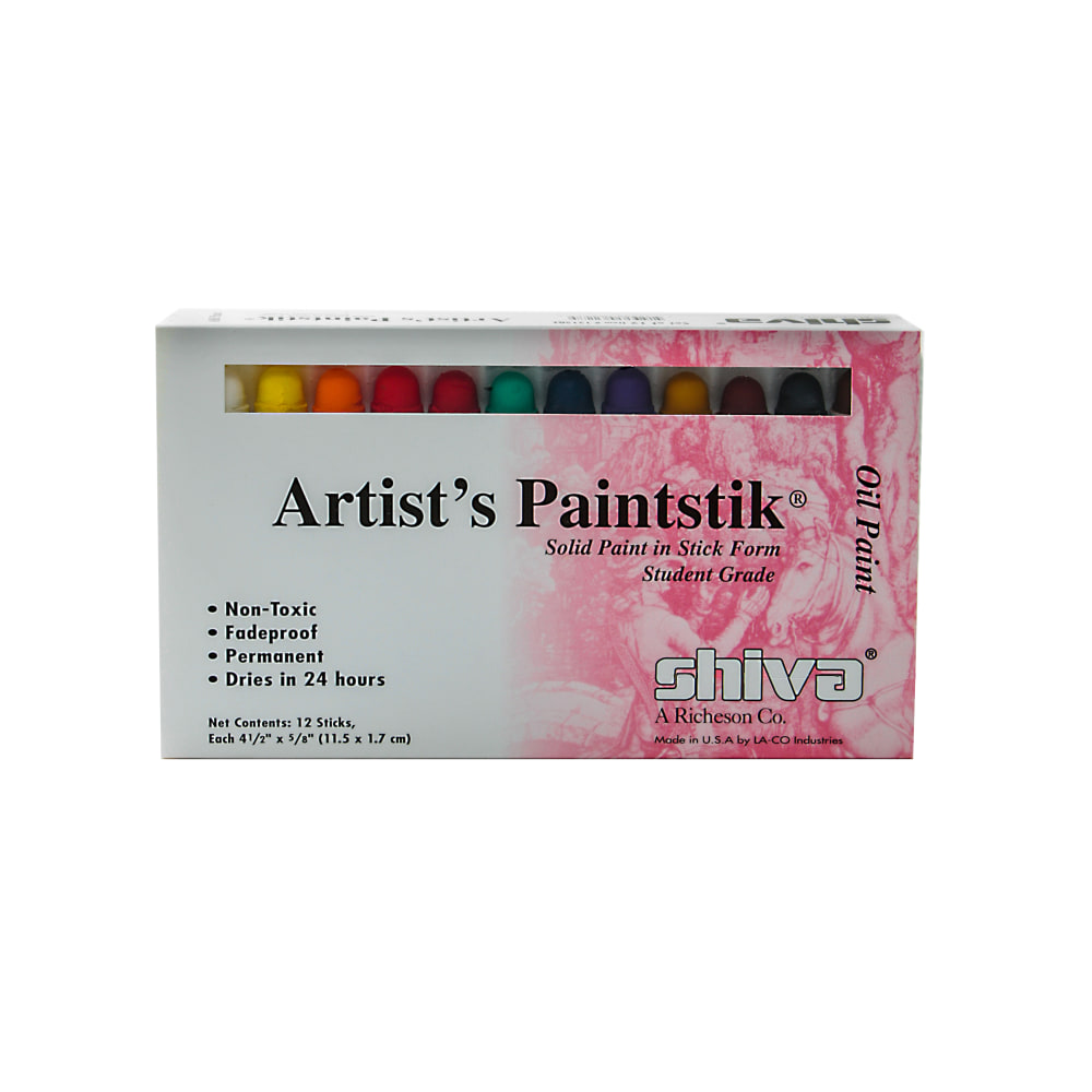 Shiva Artist&#x27;s Paintstik Oil Color Set, Student Set,