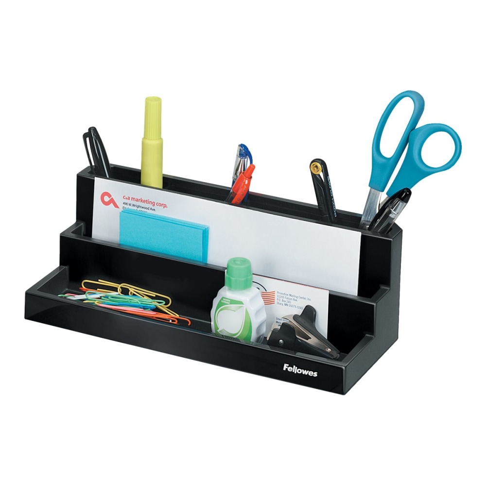Fellowes® Designer Suites 7-Compartment Organizer, 3 15/16"H