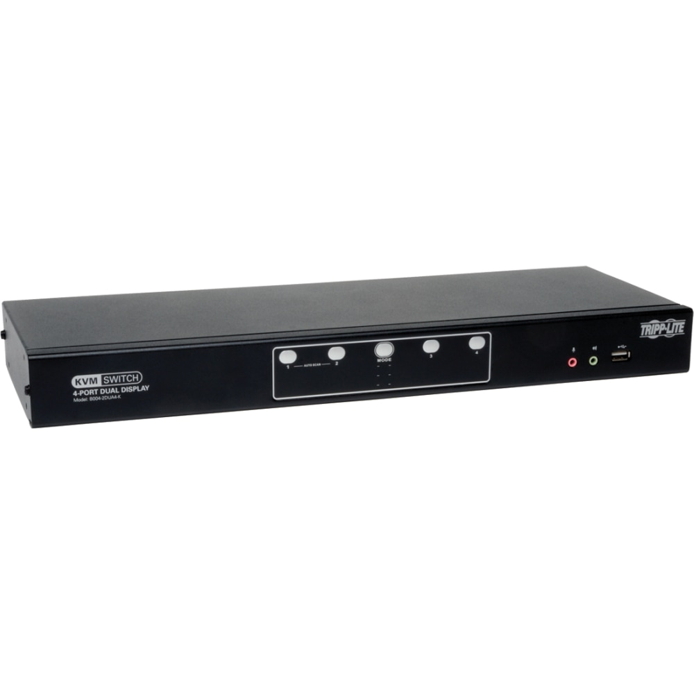 Tripp Lite 4-Port Dual Monitor DVI KVM Switch