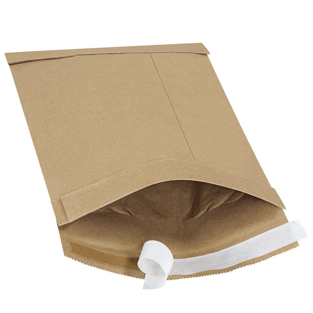 South Coast Paper Kraft Self-Seal Padded Mailers, #1,