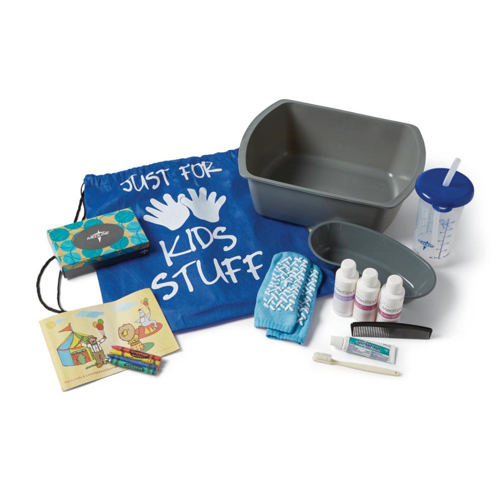 Medline Deluxe Pediatric Admission Kits, Multicolor, Pack Of