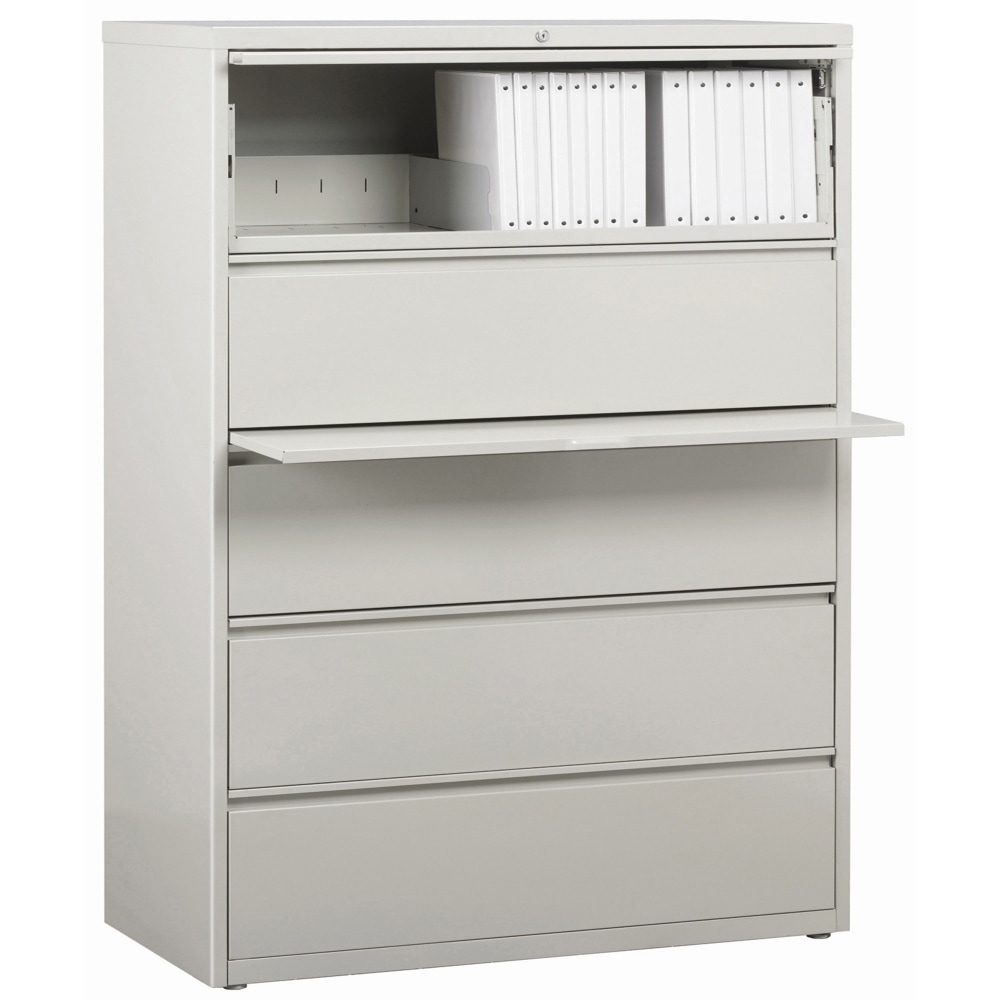 Lorell® Fortress 42"W x 18-5/8"D Lateral 5-Drawer File