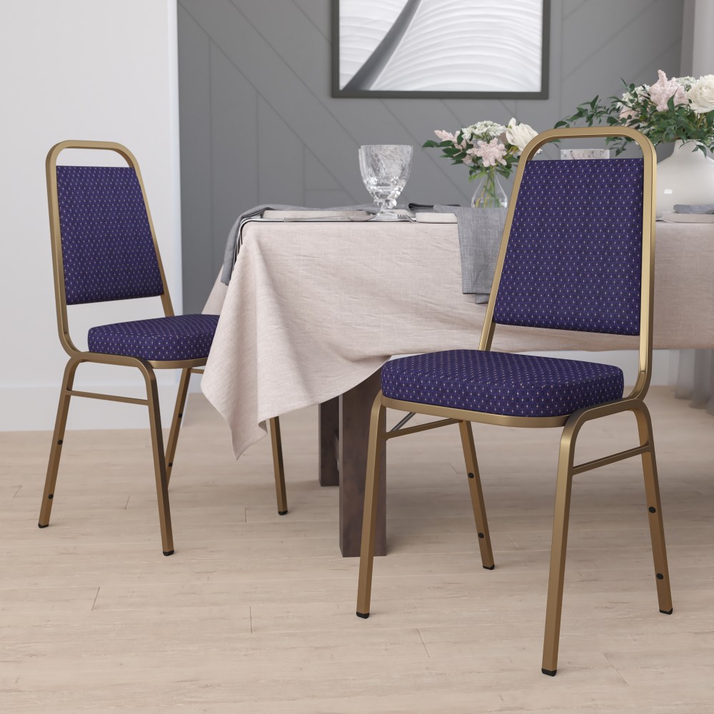 Flash Furniture HERCULES Series Trapezoidal Back Stacking Banquet