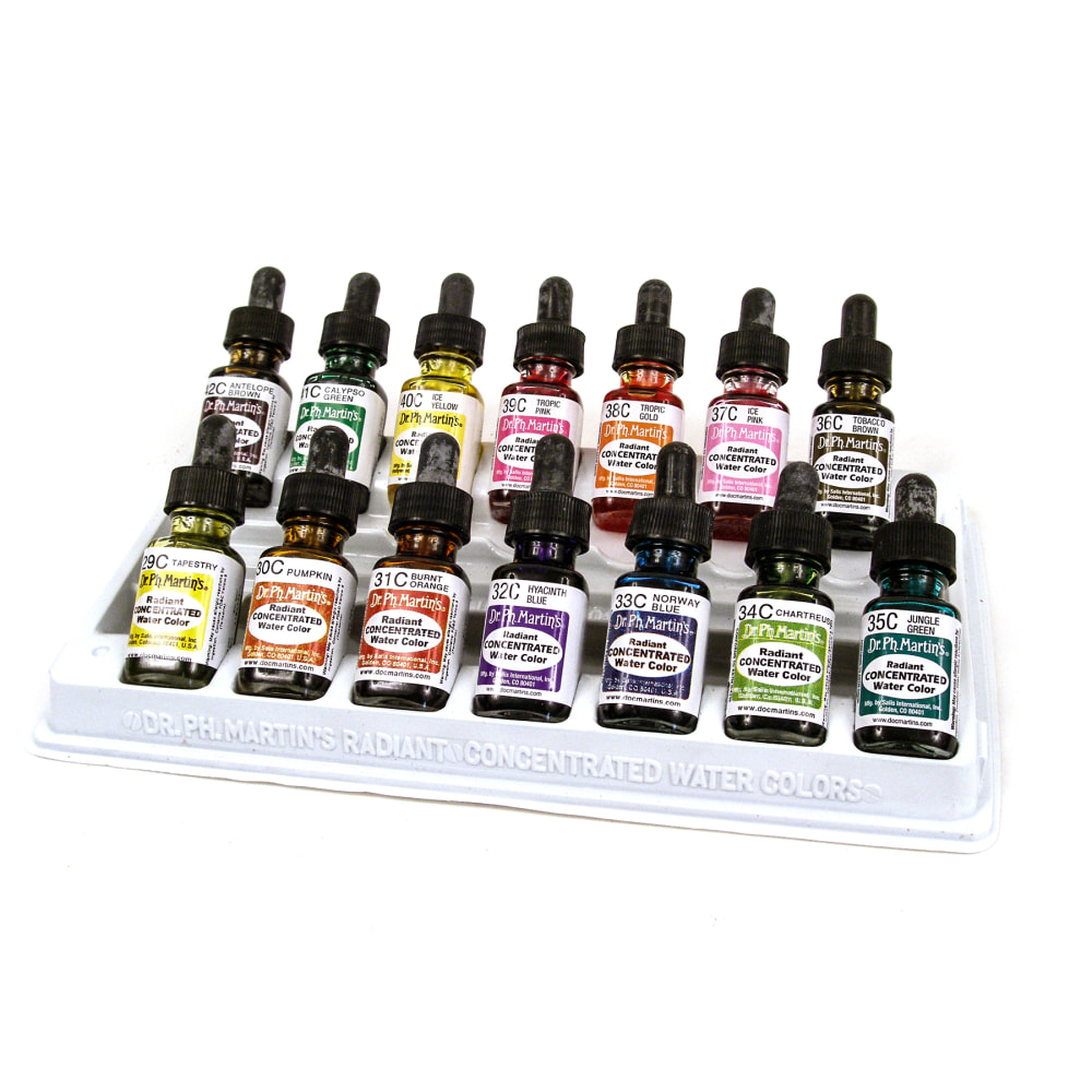 Dr. Ph. Martin&#x27;s Radiant Concentrated Watercolor Set, Set