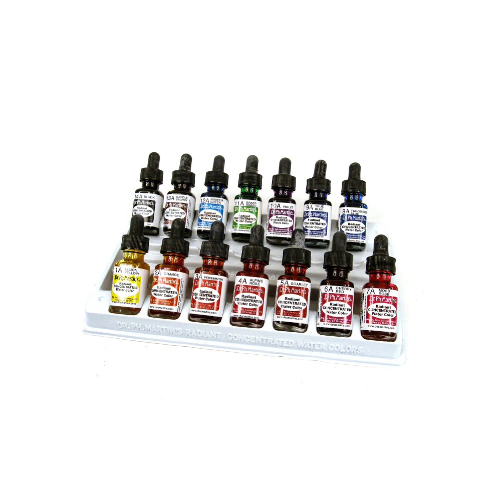 Dr. Ph. Martin&#x27;s Radiant Concentrated Watercolor Set, Set