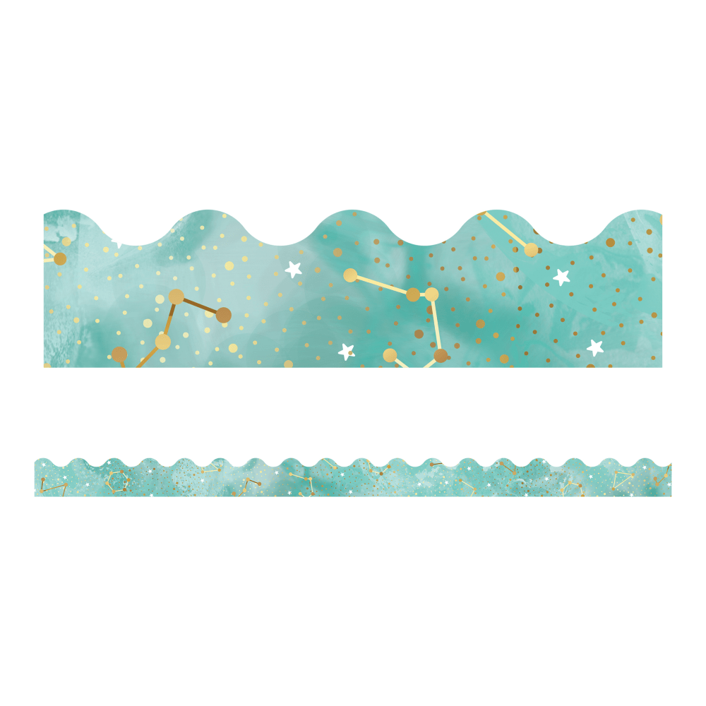 Carson-Dellosa Galaxy Scalloped Bulletin Board Borders, 3&#x27; x