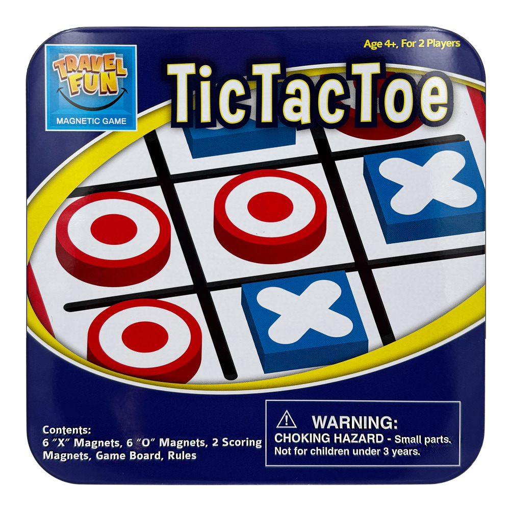 Innovative Designs Tic Tac Toe Magnetic Travel Game