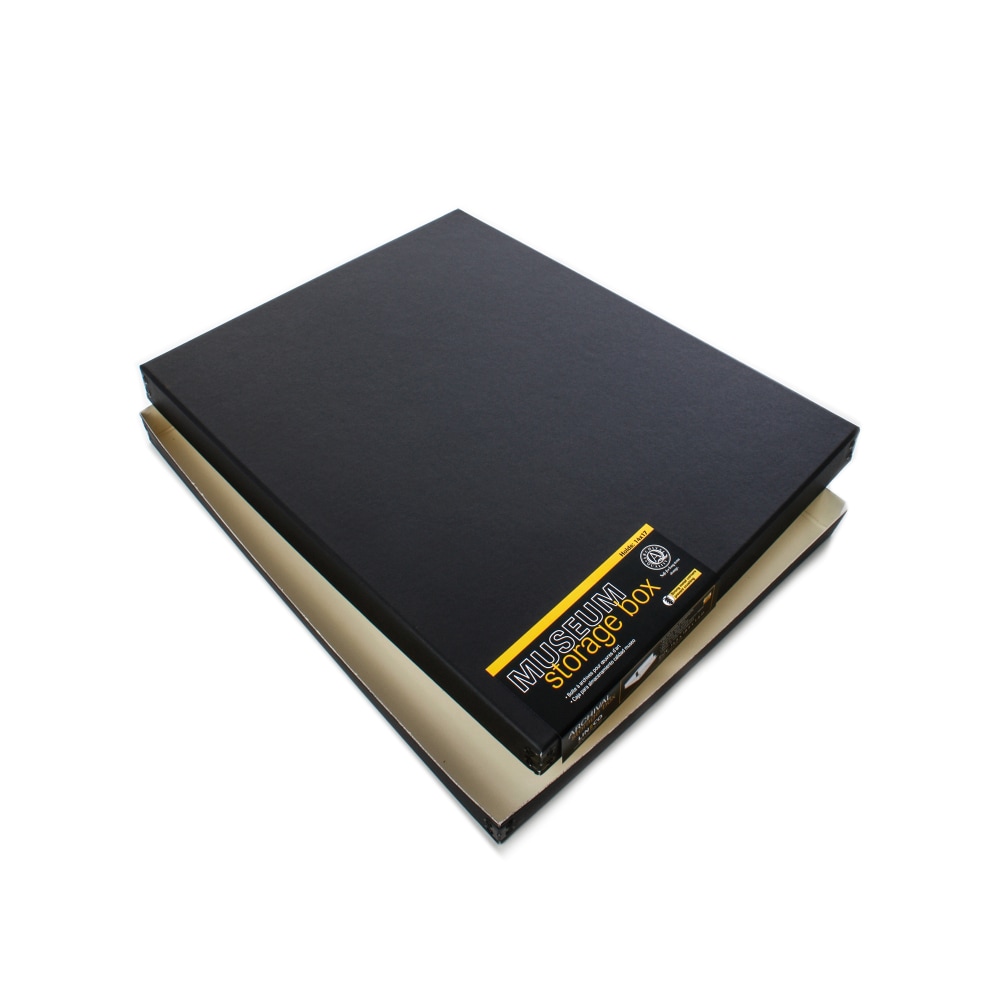 Lineco Drop-Front Storage Box, 14" x 17" x