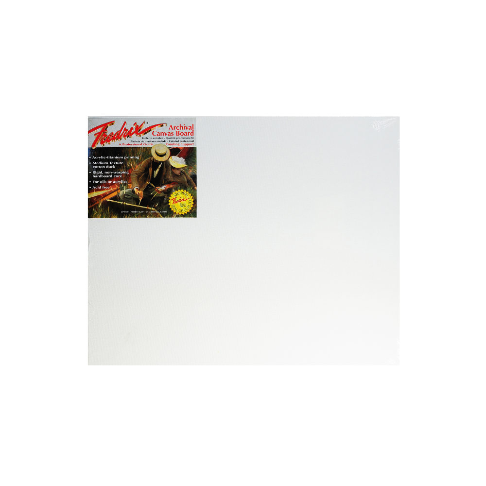 Fredrix Archival Canvas Board, 16" x 20", Pack