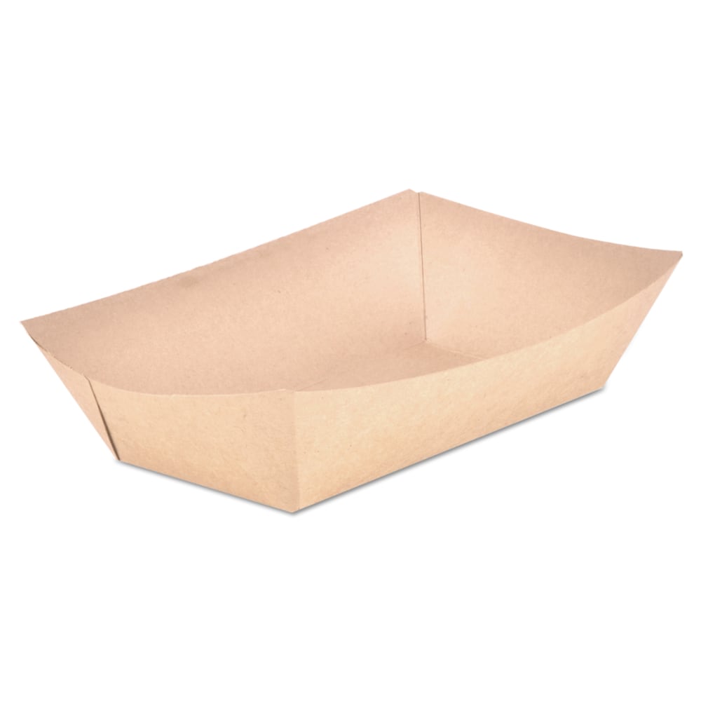 SCT® Eco Food Trays, 5 Lb, Brown, Pack