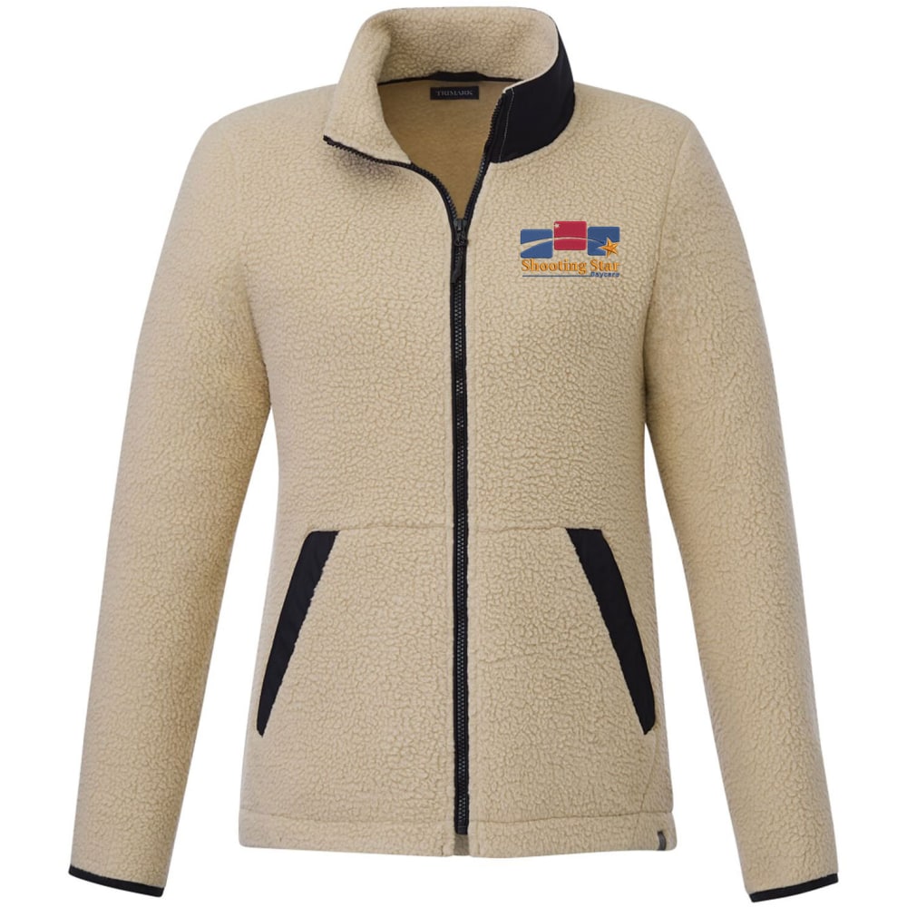 Custom Kahuzi Eco Full Zip Sherpa Women&#x27;s Jacket,
