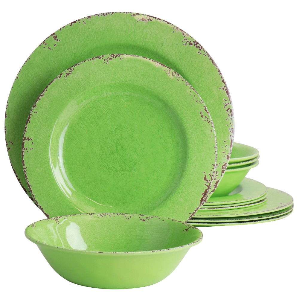 Laurie Gates California Designs Mauna 12-Piece Melamine