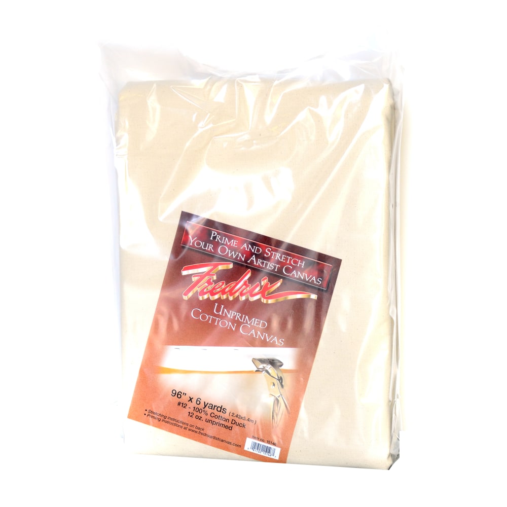 Fredrix Style 548 Unprimed Heavyweight Cotton Canvas, 96"