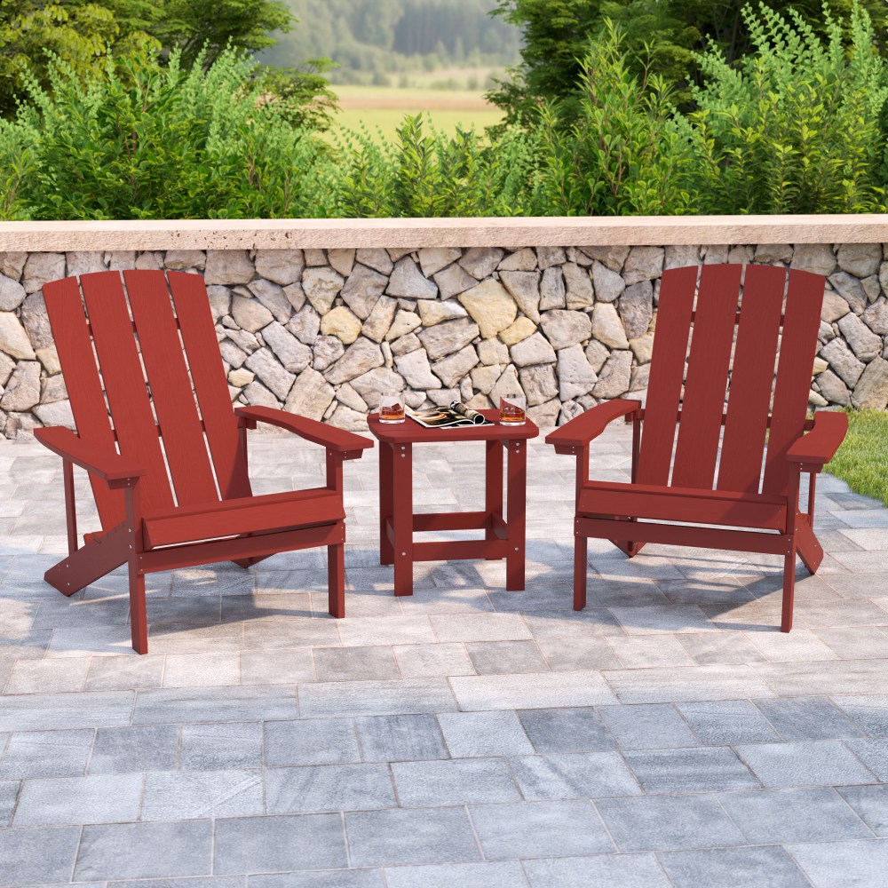 Flash Furniture Charlestown All-Weather Poly Resin Wood