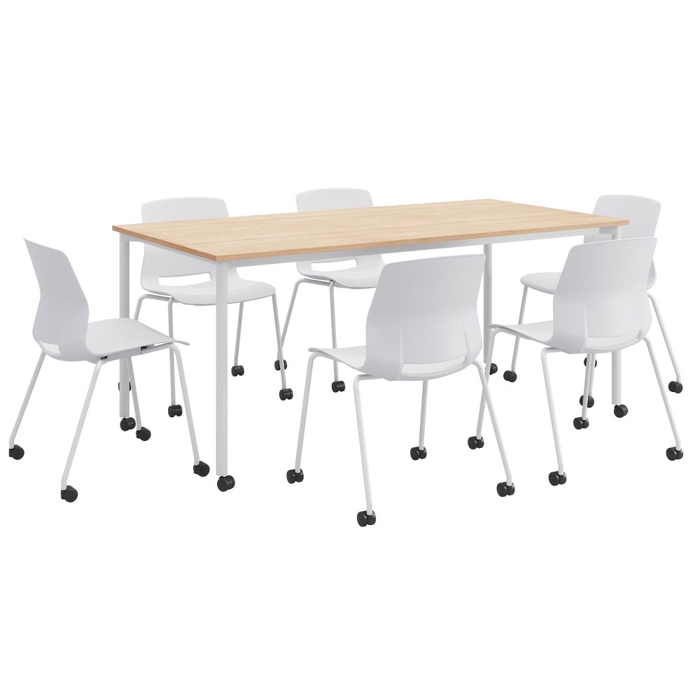 KFI Studios Dailey Table Set With 6 Caster