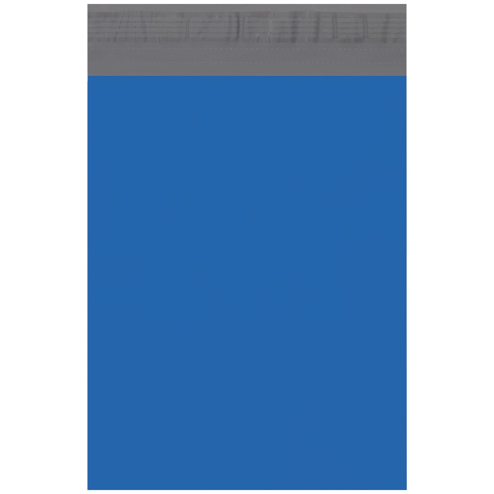 Partners Brand 10" x 13" Poly Mailers, Blue,