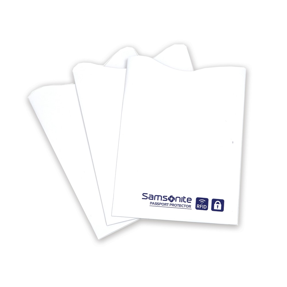 Samsonite® RFID Sleeves, White, Pack Of 3