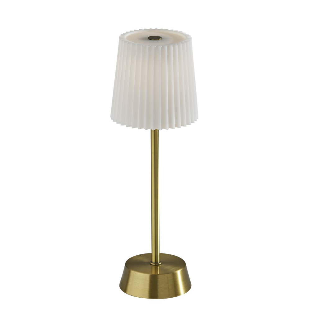 Adesso Bobby Cordless LED Indoor/Outdoor Table Lamp, 14”H,