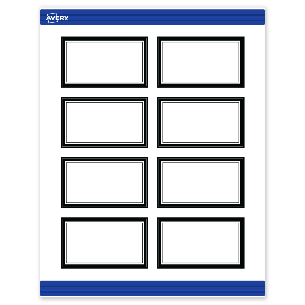 Avery® Print-To-The-Edge Cards With Sure Feed®, S00-D2D-PRMWC10,