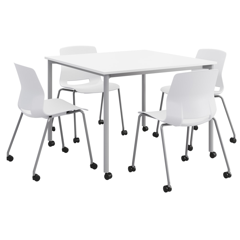 KFI Studios Dailey Square Dining Set With Caster