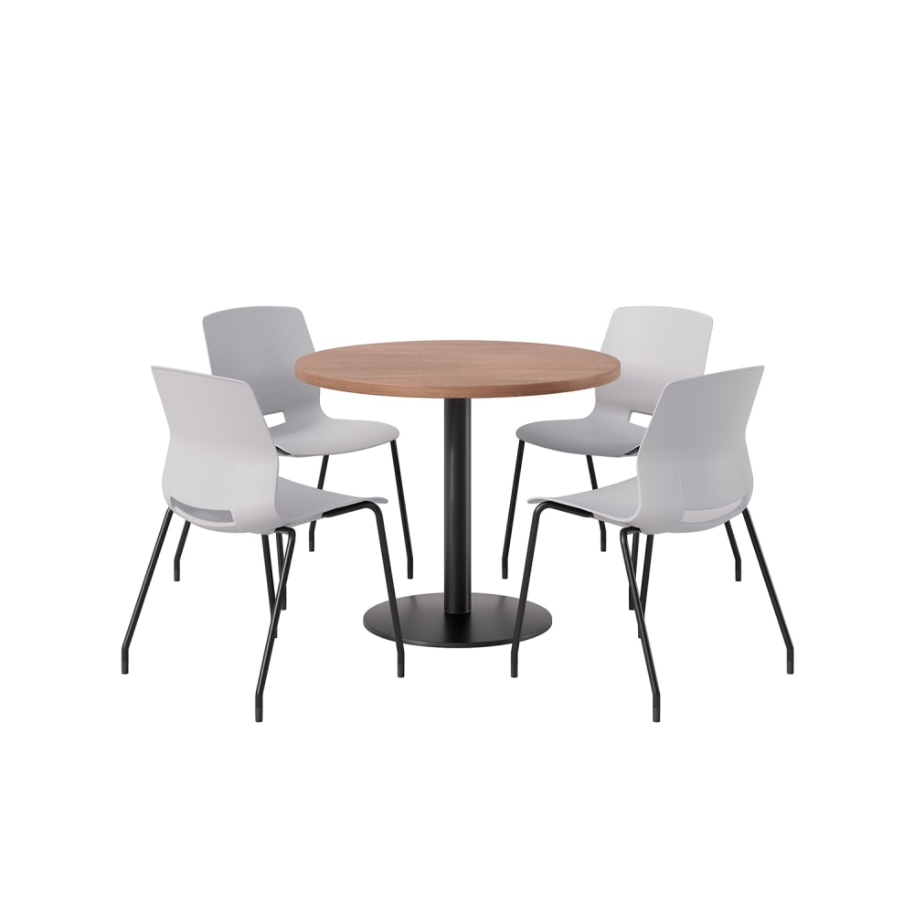 KFI Studios Midtown Pedestal Round Standard Height Table