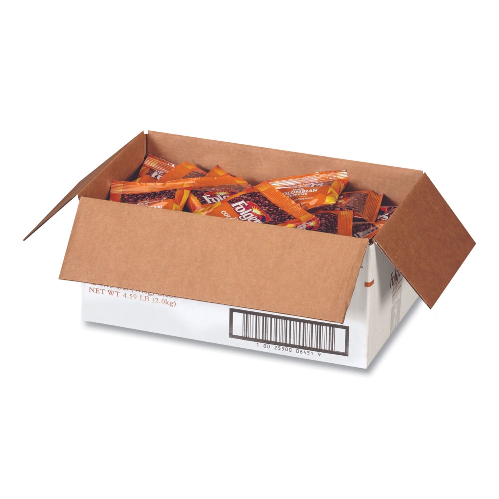 Folgers® 100% Colombian Pouch Coffee, 1.75 Oz., Carton