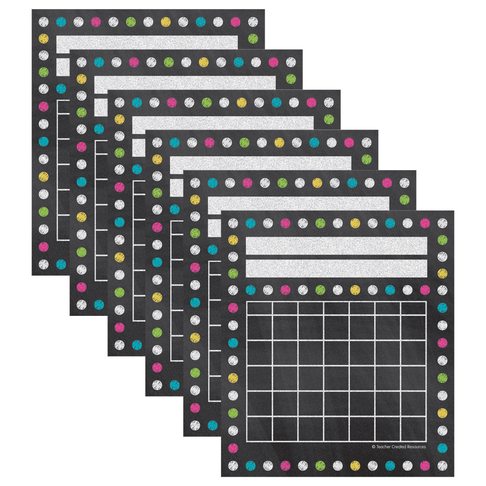 Teacher Created Resources Incentive Charts, Chalkboard Brights,