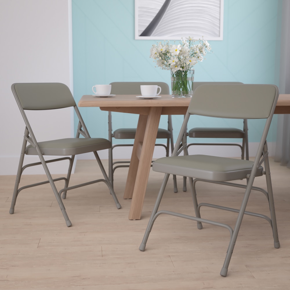 Flash Furniture HERCULES Series Curved Triple-Braced &
