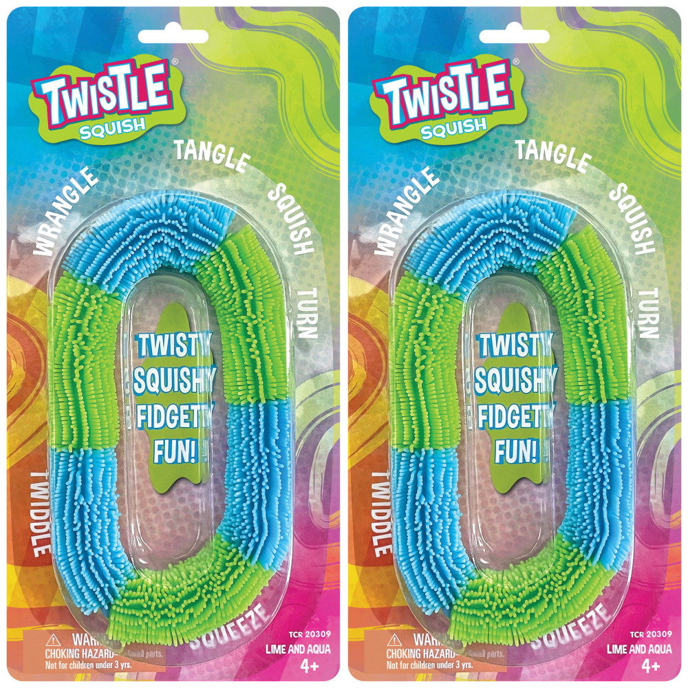 Teacher Created Resources Twistle Squish, Aqua & Lime,