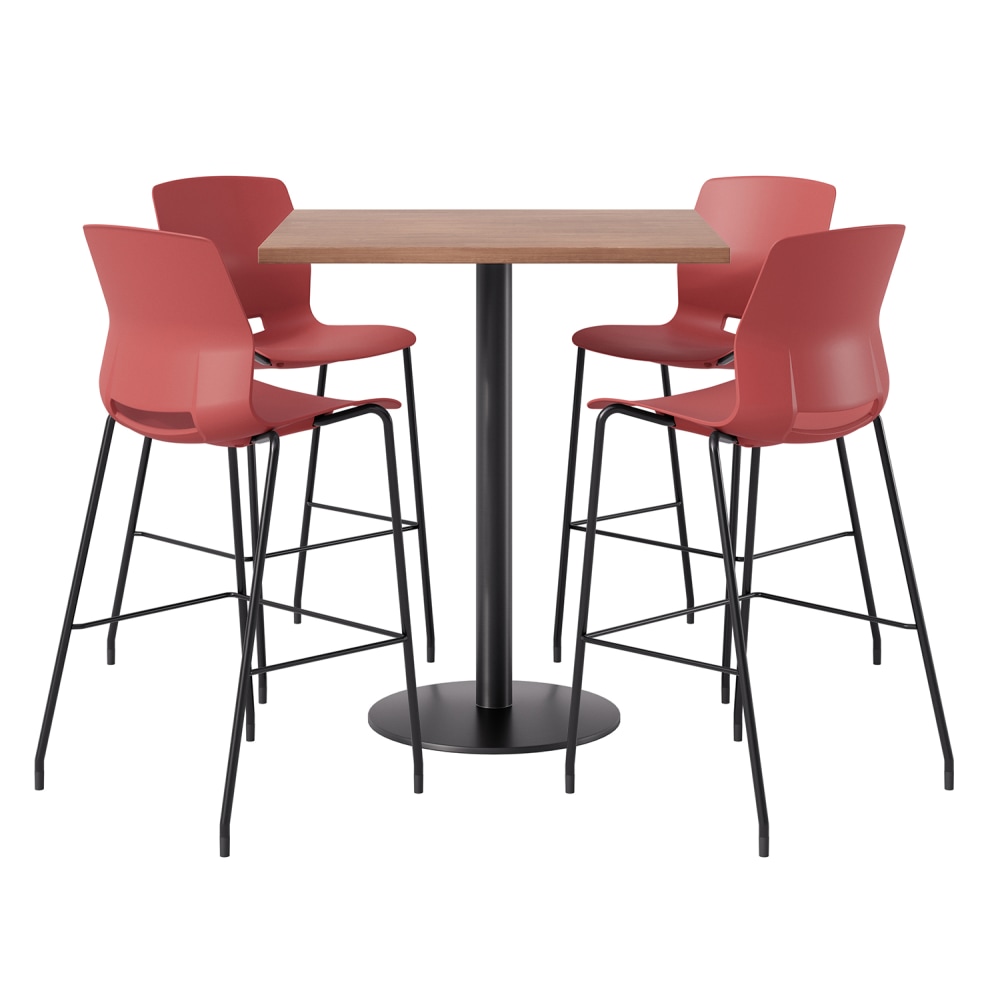 KFI Studios Proof Bistro Square Pedestal Table, Includes
