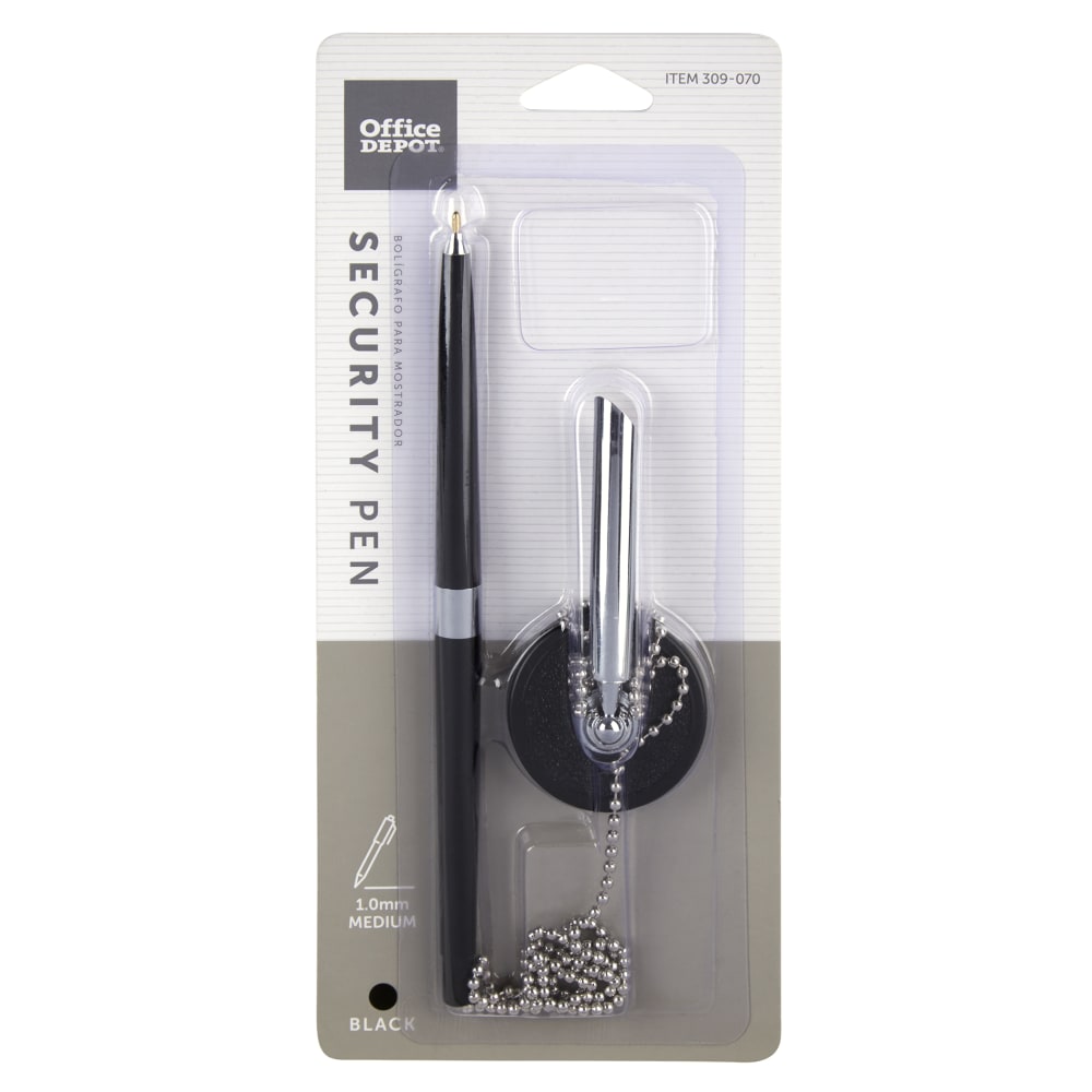 Office Depot® Brand Security Counter Pen, Medium Point,