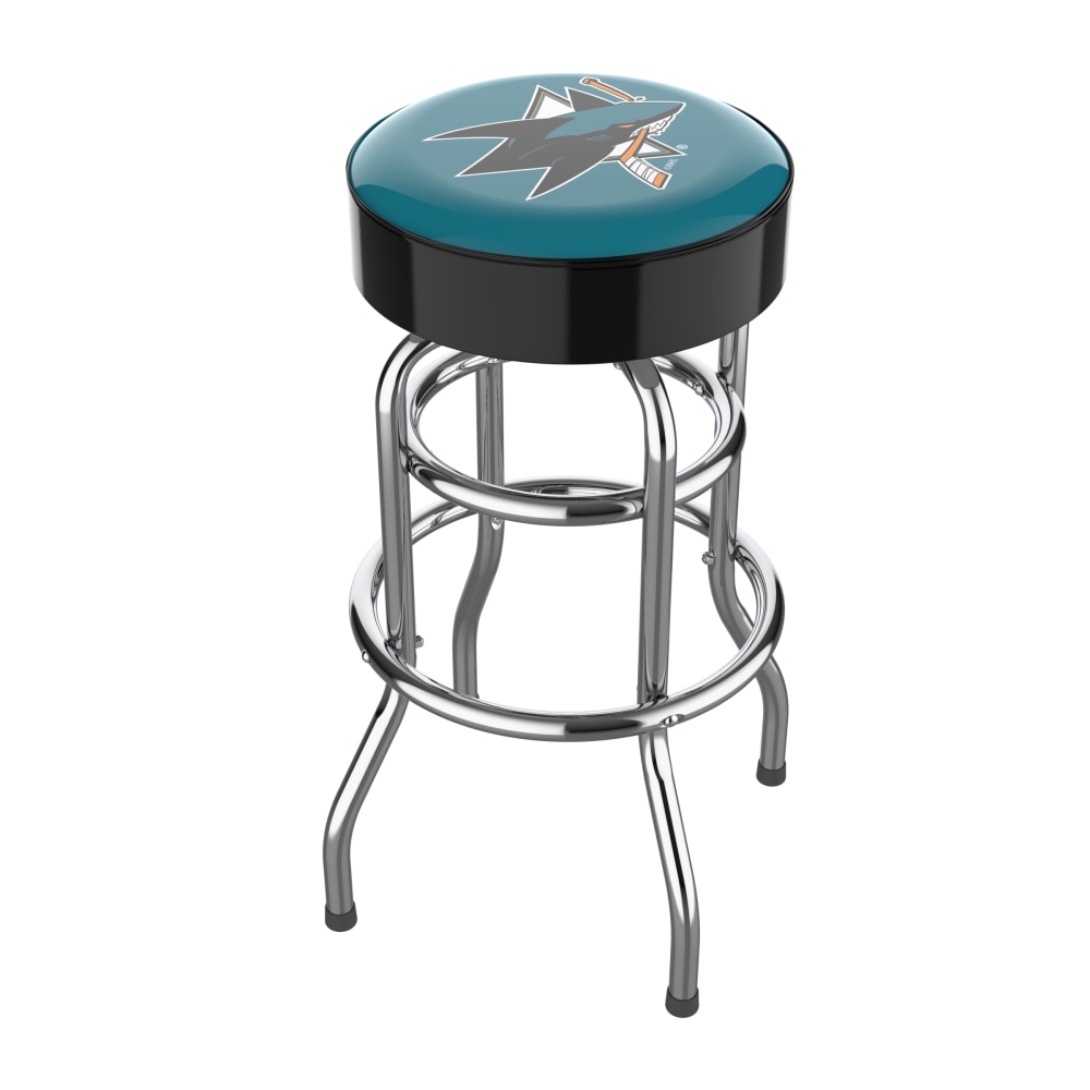 Imperial NHL Backless Swivel Bar Stool, San Jose