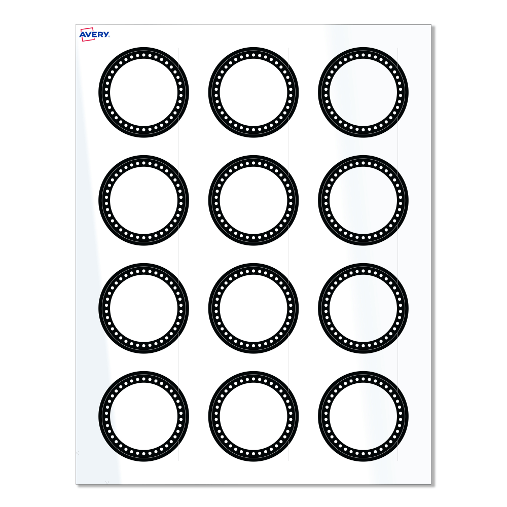 Avery® Print-To-The-Edge Labels With Sure Feed® Technology,