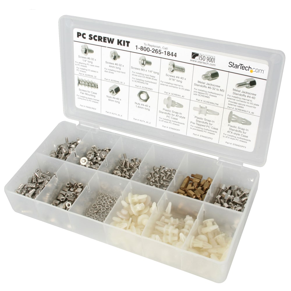 StarTech.com Deluxe Assortment PC Screw Kit - Screw