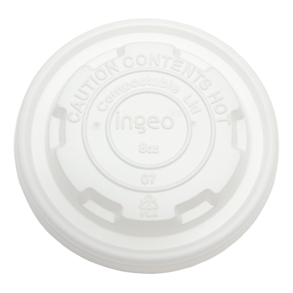 StalkMarket Planet+ Compostable Food Container Lids, 8 Oz,
