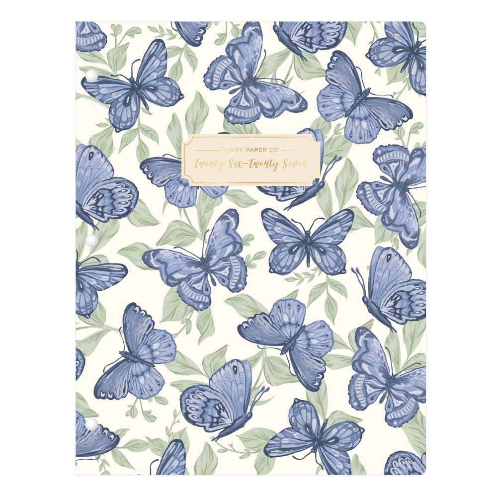 Planning Calendar IPC Mariposa Soft Touch 8.5x11 AY26–27