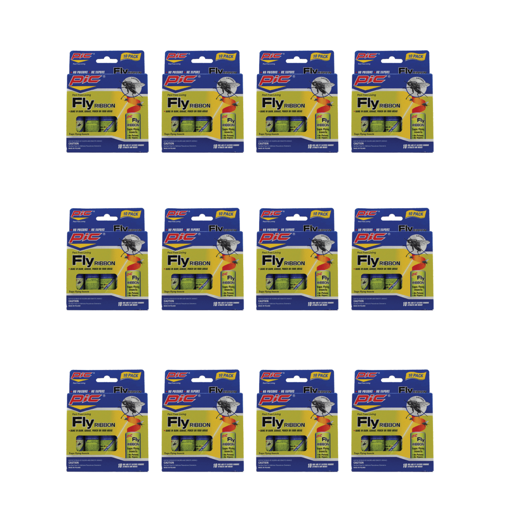 PIC® Fly Ribbon Bug & Insect Catcher, 120-Pack
