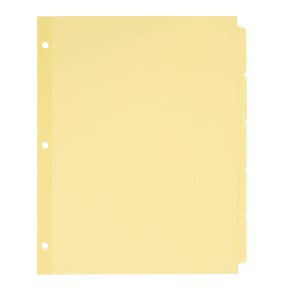 Avery® Plain Tab Write & Erase Dividers, 5