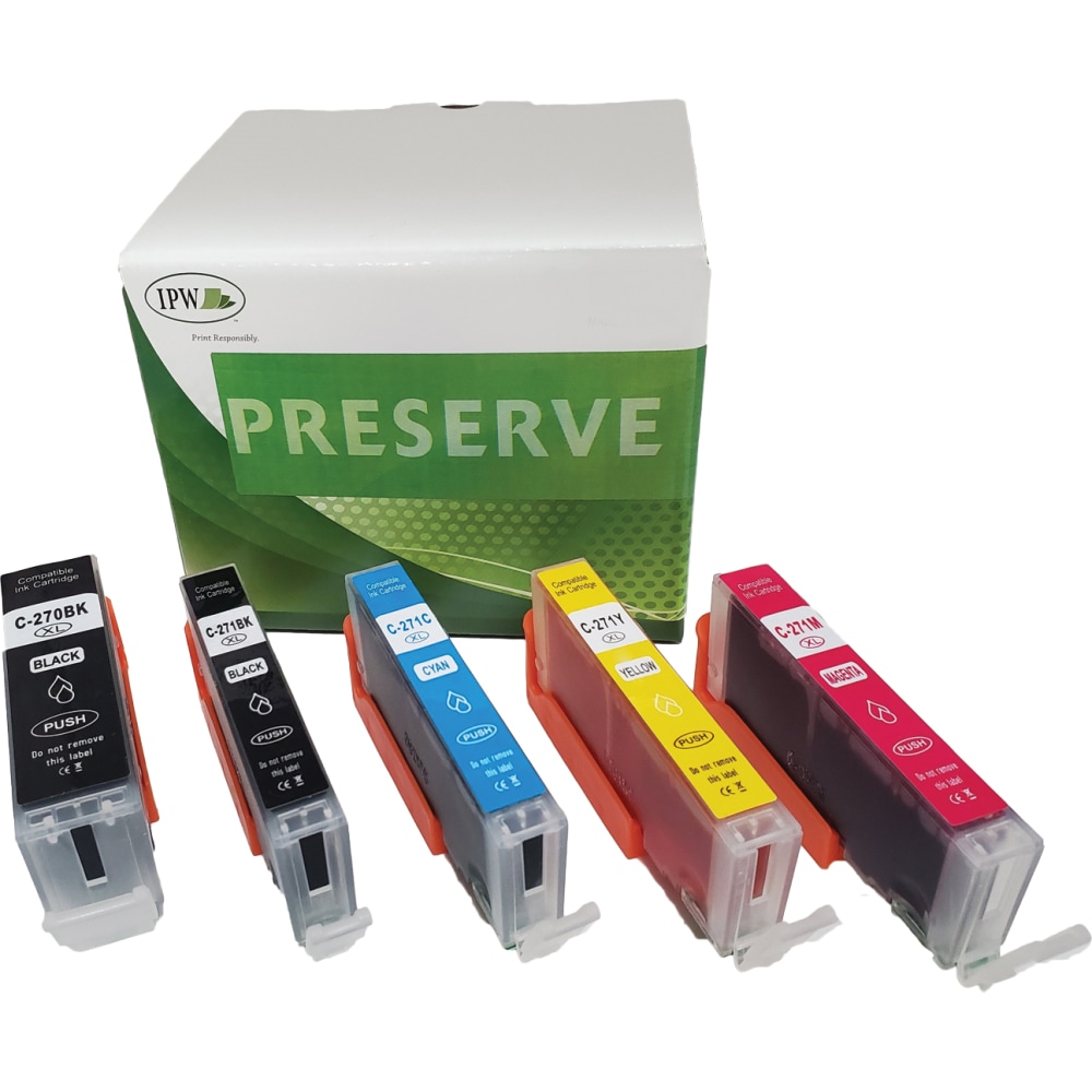 IPW Preserve Remanufactured Black; Photo Black; Cyan; Magenta;