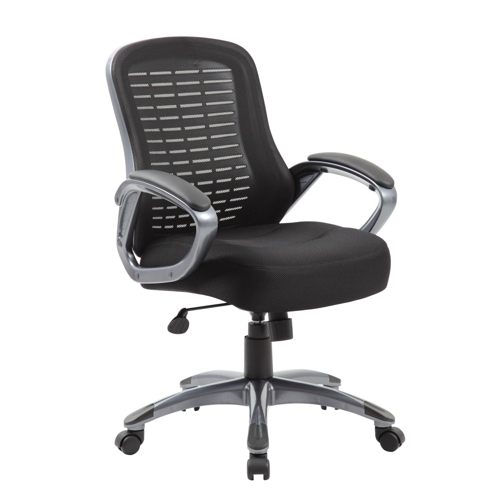 Boss Office Products Ribbed Mesh High-Back Task Chair,