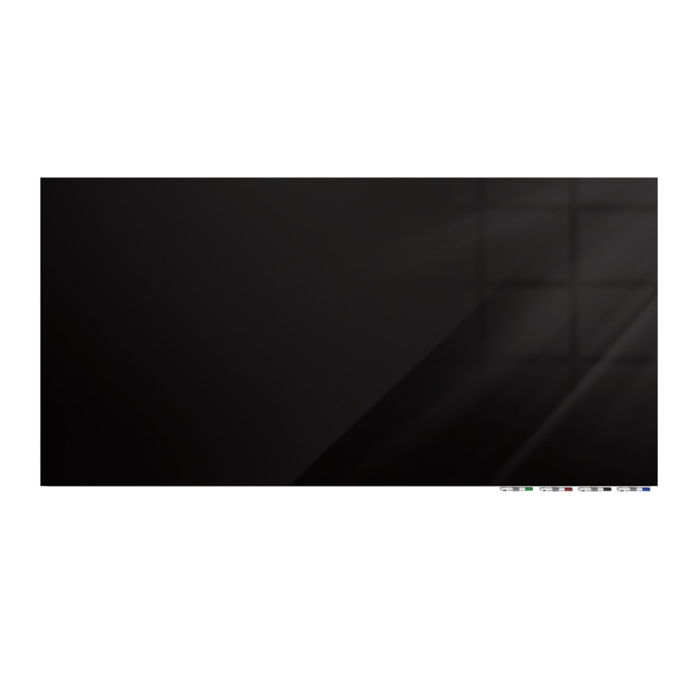Ghent Aria Low Profile Magnetic Dry-Erase Whiteboard, Glass,