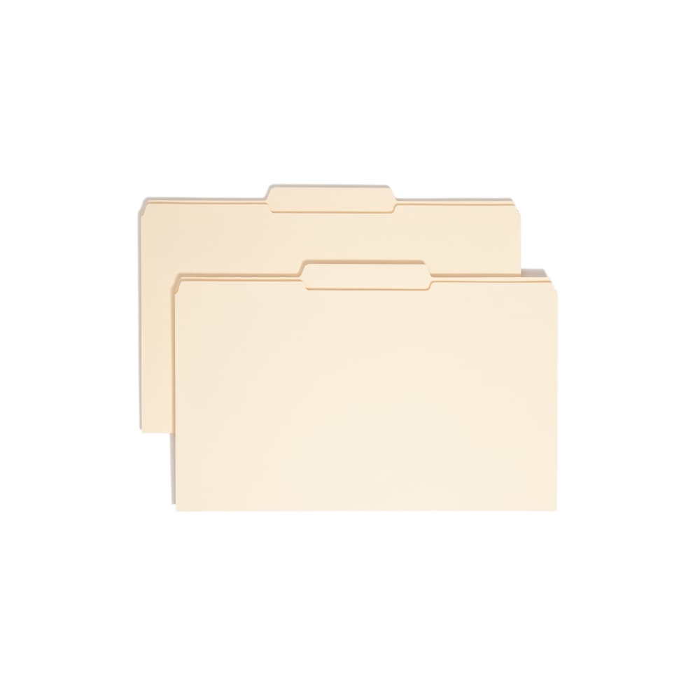 Smead® Selected Tab Position Manila File Folders, Legal