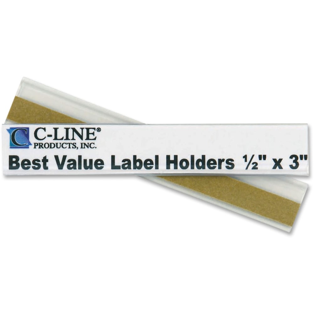 C-Line 87607 Removable Adhesive Label Holder - 0.5"