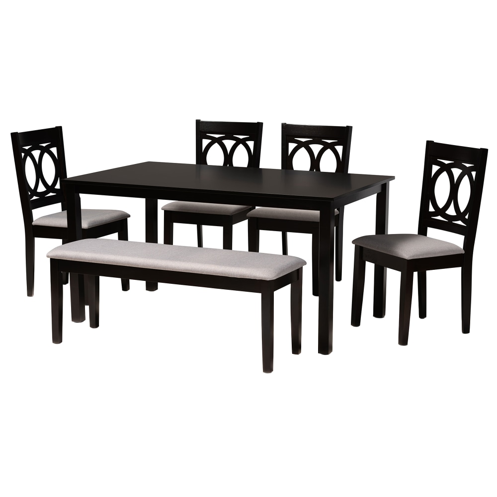 Baxton Studio Bennett Dining Set, 29-3/16”H x 59-1/16”W