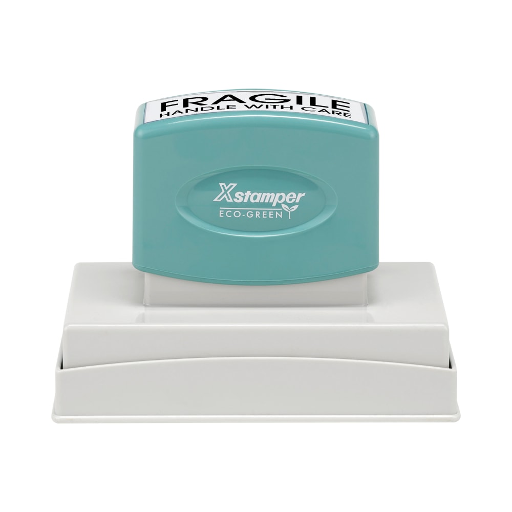 Custom ECO-GREEN Xstamper® Pre-Inked Stamp, N27, 65% Recycled,