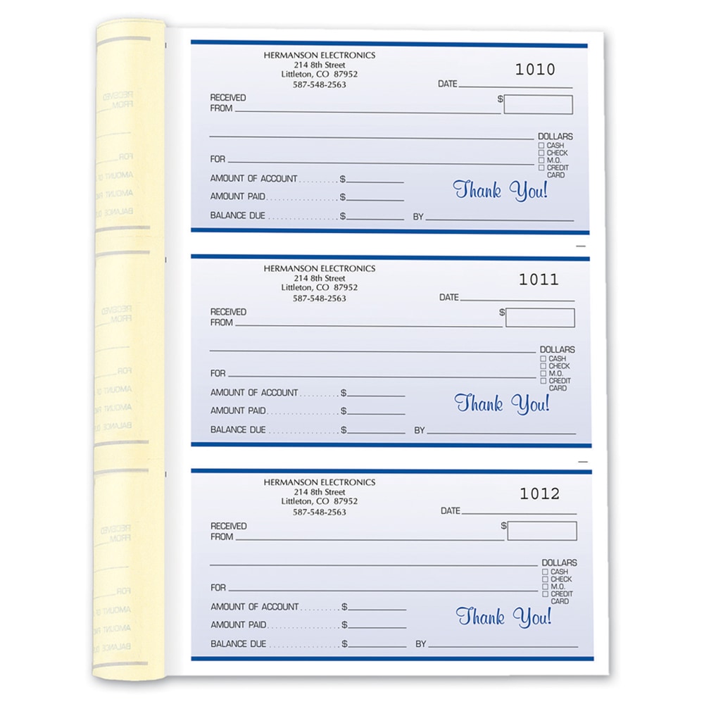 Custom Carbonless Business Forms, Create Your Own, Full Color, 8 1/2” x 11”, 3-Part, Box Of 250