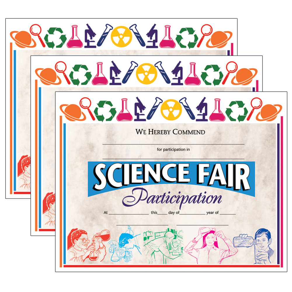 Hayes Certificates, 8-1/2" x 11", Science Fair