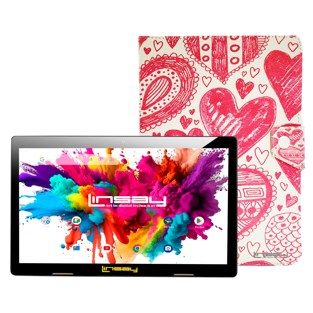 NEW LINSAY 10.1"Octa Core 256GB Storage Android 15