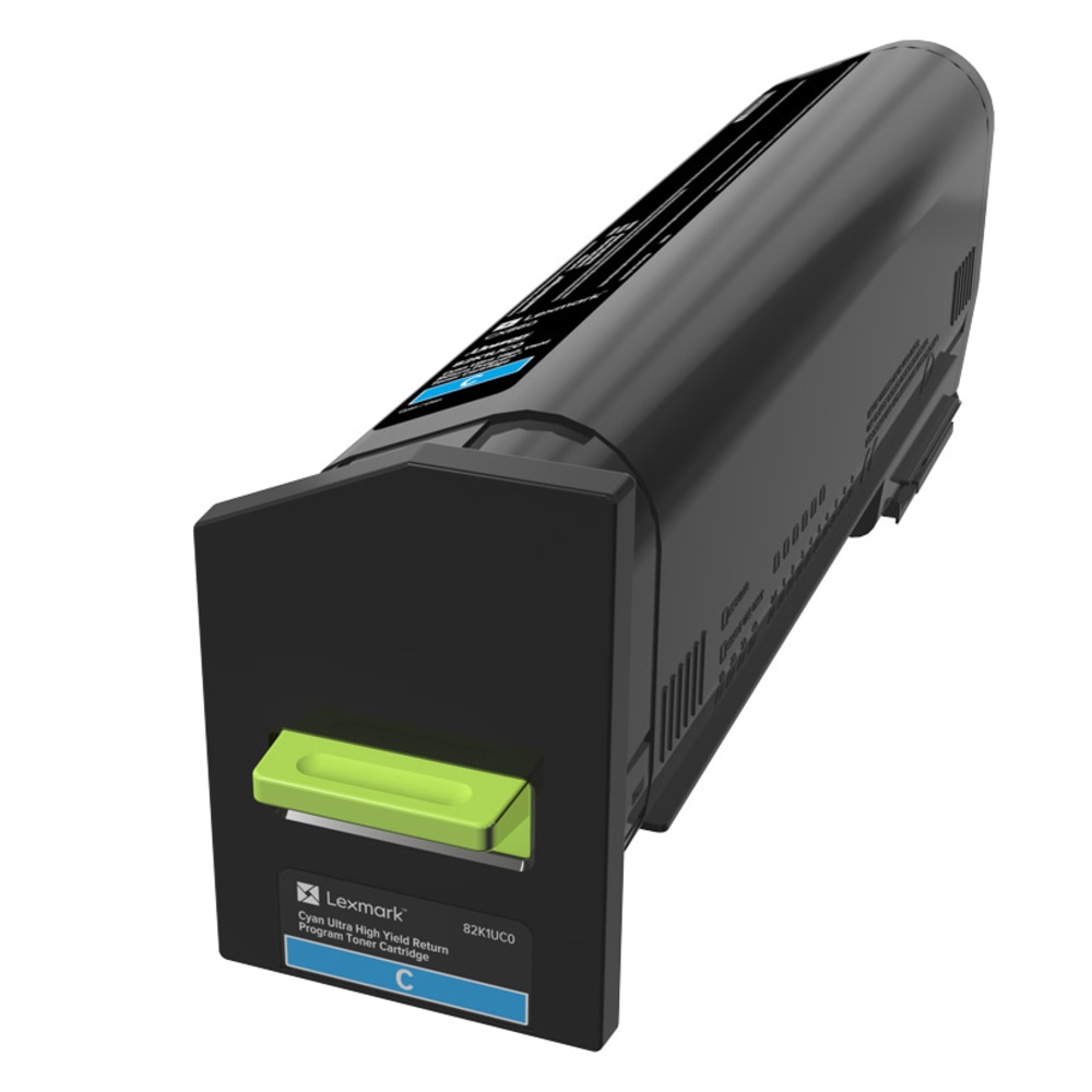 Lexmark™ 82K1UC0 Cyan Ultra-High Yield Return Program Toner