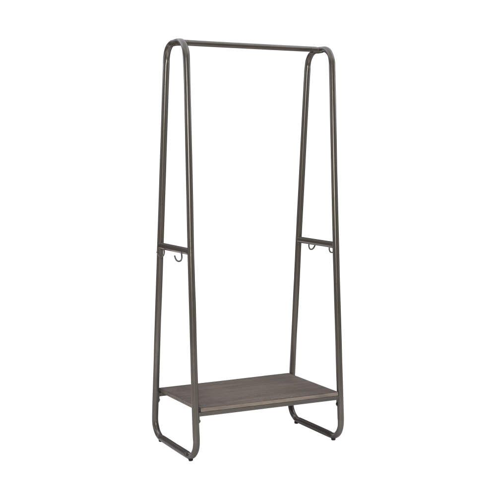 Linon Blaisdell Tall Clothing Rack, 60”H x 27-1/4”W